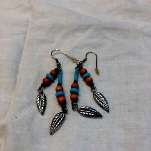 Silver earrings